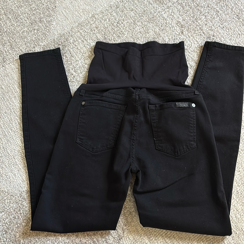 7 FOR ALL MANKIND MATERNITY JEANS 26 NWOT